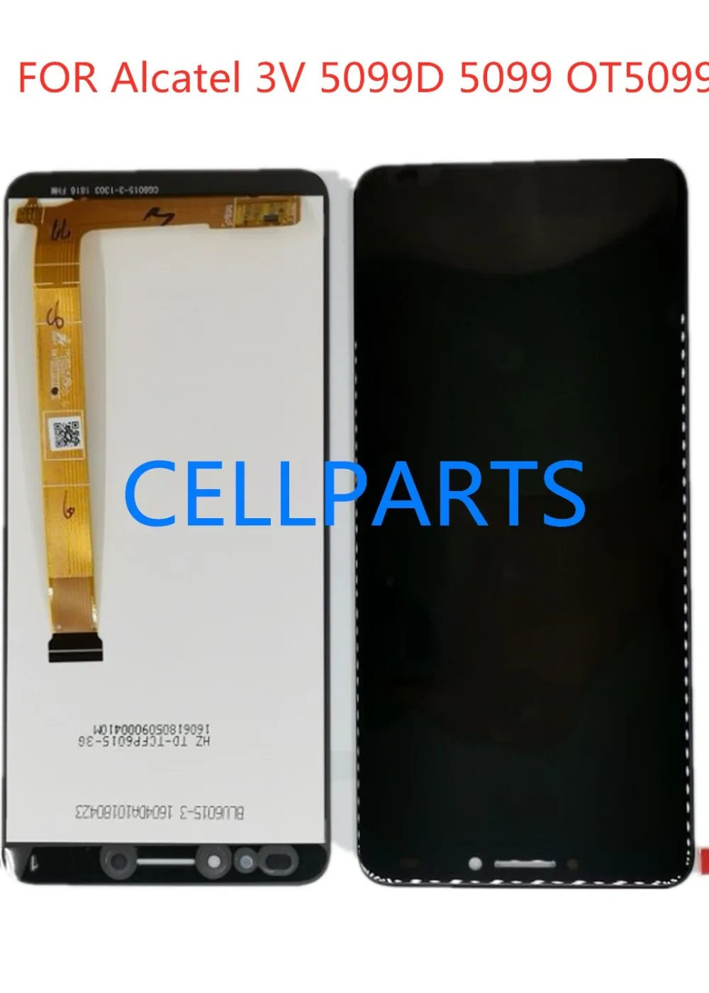 CELLPARTS для Alcatel 3V 5099D 5099 OT5099 ЖК-дисплей сенсорный экран Оцифровка для Alcatel OT5099 экран дисплей или объектив