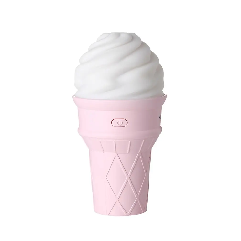 

Mini USB Ultrasonic Humidifier Ice Cream Shape Air Humidifier Aroma Essential Oil Diffuser Aromatherapy for Office SPA