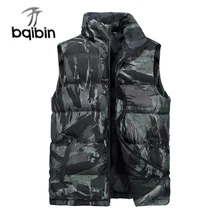 5XL жилет большого размера Для мужчин стильный осень-зима теплый жилет-куртка без рукавов Slim Fit Для мужчин жилет Модные Повседневные Пальто Для мужчин