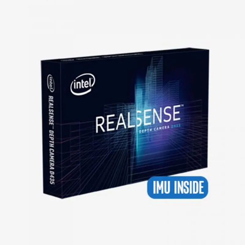 1 шт. x Глубина камеры REALSENSE D435 разрешение 1920x1080 90 кадров в секунду с опцией IMU D435i - Цвет: D435i with IMU