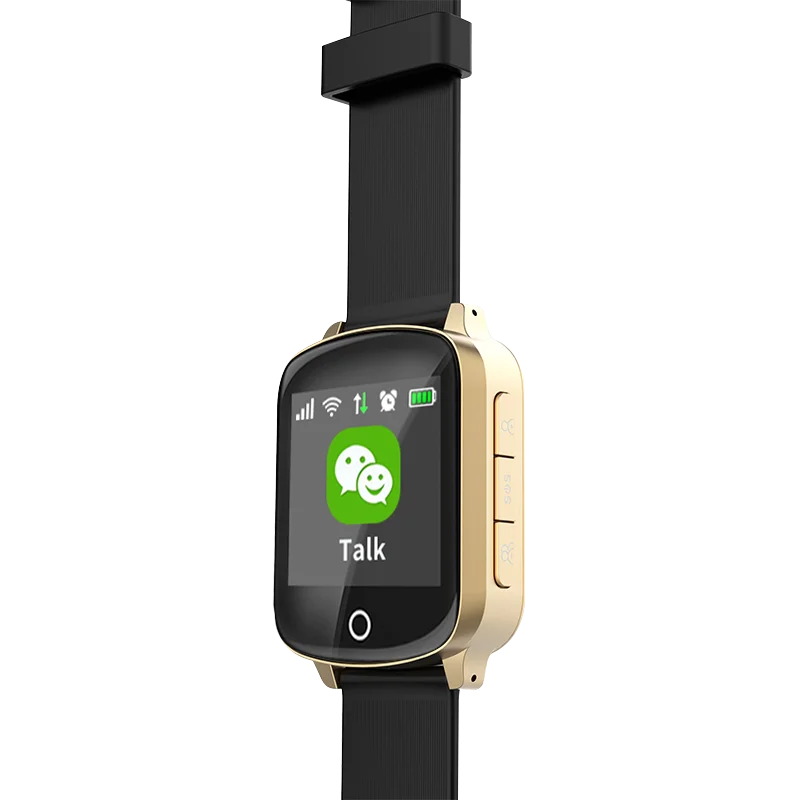 IP68 Waterproof Elderly GPS WIFI Tracker Android Heart Rate blood pressure Safety Anti-Lost Fall-Down Alarm Locator Smart Watch gps location tracker