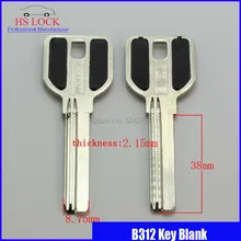 Эмбрион ключ 38 мм длинные baili правой двери ключ пустой гражданской ключ пустой костюм для вертикального ключевых резки B312