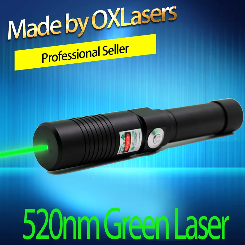 OXLasers OX-GX9 520nm 1kmW 1 Вт Фокусируемый горения Зеленая лазерная указка Ручной ПТИЦА repller с ключ безопасности Бесплатная доставка