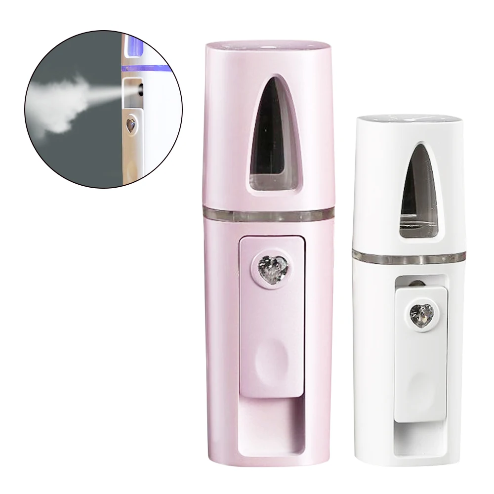

Female Portable Spray Mist Face Care Skin Nano Spray Beauty Moisturizing Equipment Facial Cleansing Hydrating Humidifier