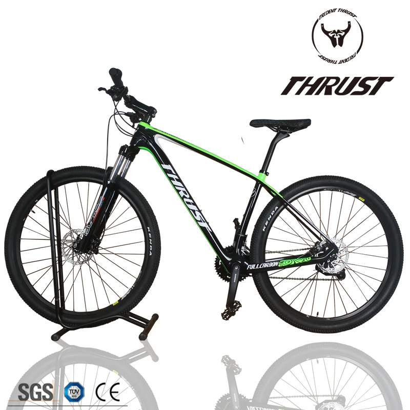 Excellent THRUST Mountain Bike Carbon Bicycle 29er Complete Bicycle Carbon Cycling Double Disc Brake 27 Speed Bike 0 Excellent THRUST Mountain Bike Carbon Bicycle 29er Complete Bicycle Carbon Cycling Double Disc Brake 27 Speed Bike 0