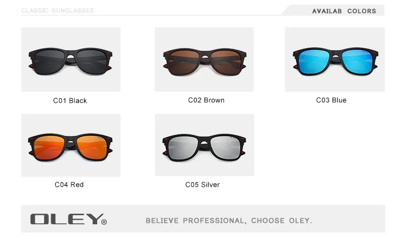 OLEY, брендовые поляризационные солнцезащитные очки, мужские, модные, классические, квадратные, женские, солнцезащитные очки, UV400, с поддержкой логотипа, на заказ, Y3084