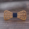 Mahoosive New Floral Wood Bow Ties for Men Bowtie Hollow Butterflies Wedding suit wooden bowtie Shirt krawatte Bowknots Slim tie ► Photo 3/6