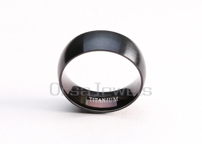 ORSA JEWELS 2019 New Arrival 100% Allergy Free Stainless Steel Rings for Men and Women Hot Sale Black Men Ring Wholesale OTR01