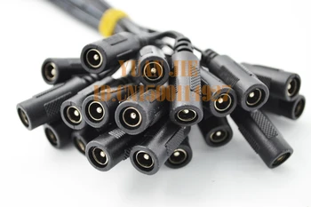 

Free shipping Single head DC power line 5.5*2.1mm bus head full copper security monitoring power supply line