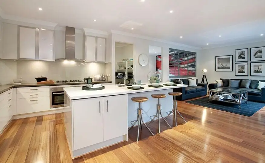 Open Style White Kitchen Cabinets In Kitchen Cabinets From Home