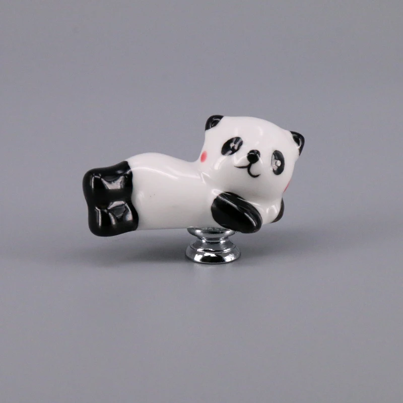 الإبداعية الاطفال مقابض للأثاث الكرتون الأطفال غرفة السيراميك مضمد درج باب خزانة ملابس مقبض سحب 1 قطع