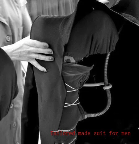 Изготовленный на заказ Уникальный дизайн Горячая мужские костюмы черный одна кнопка шаль лацкан друг жениха смокинги мужские свадебные костюмы(пиджак+ брюки+ галстук