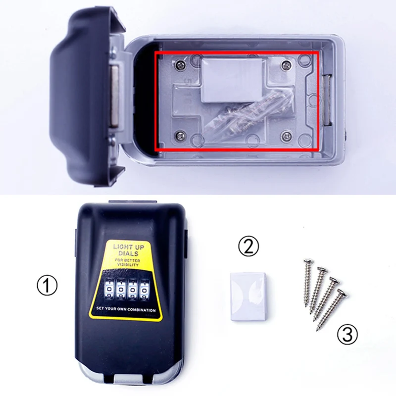 Защитный ящик для ключей от Master Lock открытый настенный хранения ночные светящиеся