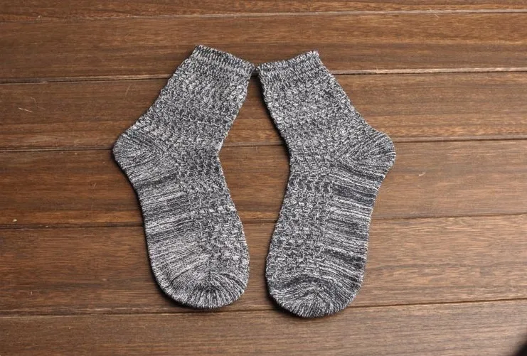 free shipping 5 pairs/lot Japanese heavy line restoring ancient ways stockings | Мужская одежда