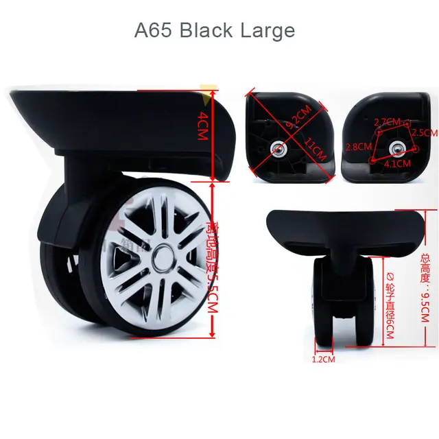 A65 Replacement Luggage Wheels Repair Trolley Suitcase Accessories
