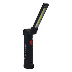 Портативный удара фонарик факел USB Перезаряжаемые led worklight Магнитная Lanterna крючок лампы для кемпинга Открытый Инструменты