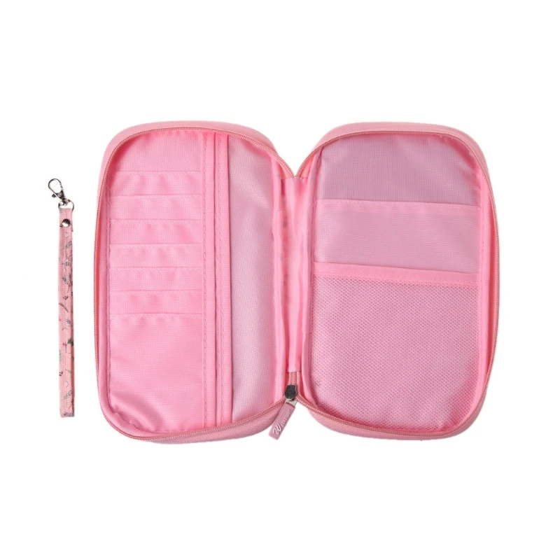 

SFDVBBTravel Oxford Wallet Passport Holder DocuMant Organizer Bag ID Card Ticket Case