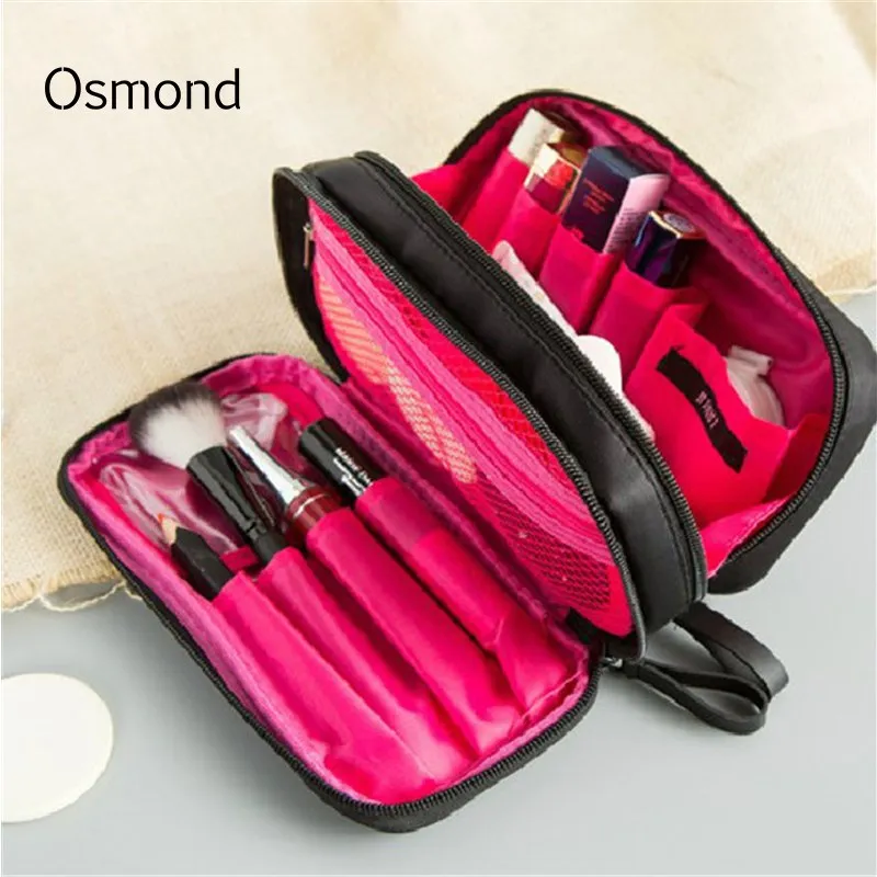 2 طبقة osmond وحالات النايلون قلم الحواجب ماكياج حالات التجميل حقيبة المرأة سيدة الفتيات السفر التخزين المنظمون التجميل الحقيبة 2 طبقة osmond وحالات النايلون قلم الحواجب ماكياج حالات التجميل حقيبة المرأة سيدة الفتيات السفر التخزين المنظمون التجميل الحقيبة