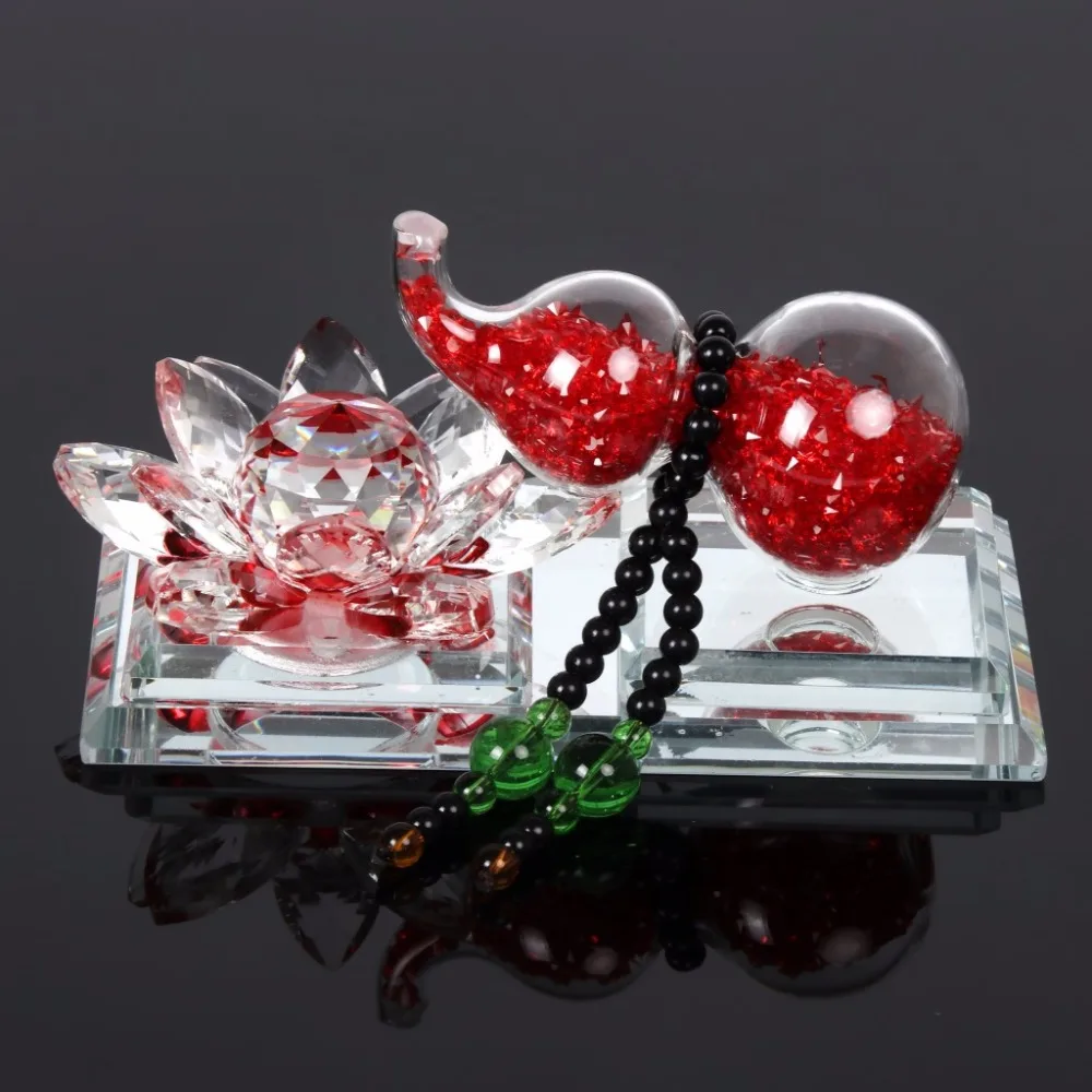 Goede Crystal Hulu Woondecoratie Auto Decoratie Creatieve Kristal Accessoires Ambachten Desktop Ornamenten Bruiloft Decoratie Geschenken