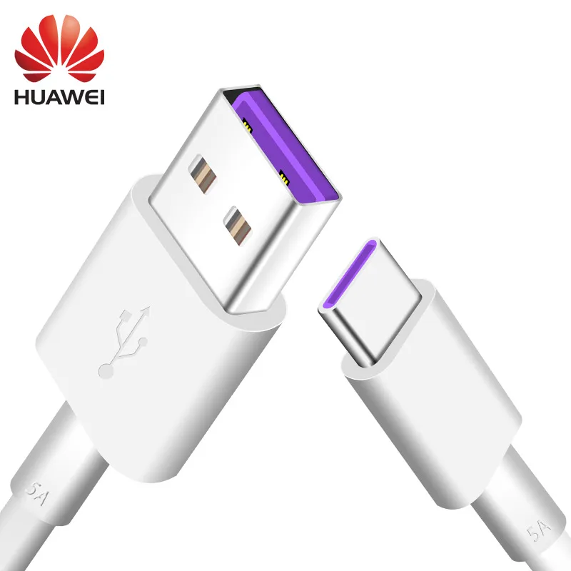 

P20 Pro Lite 5A Cable USB Type C Huawei Original SuperCharge SCP Fast Quick Charging Cable Type-C Mate10 Mate9 Pro Lite