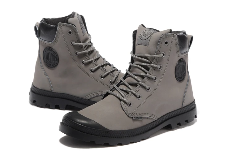 PALLADIUM Pampa/однотонные мужские ботильоны Ranger TP 75564; удобные высококачественные мужские повседневные ботинки на шнуровке; размеры 39-45