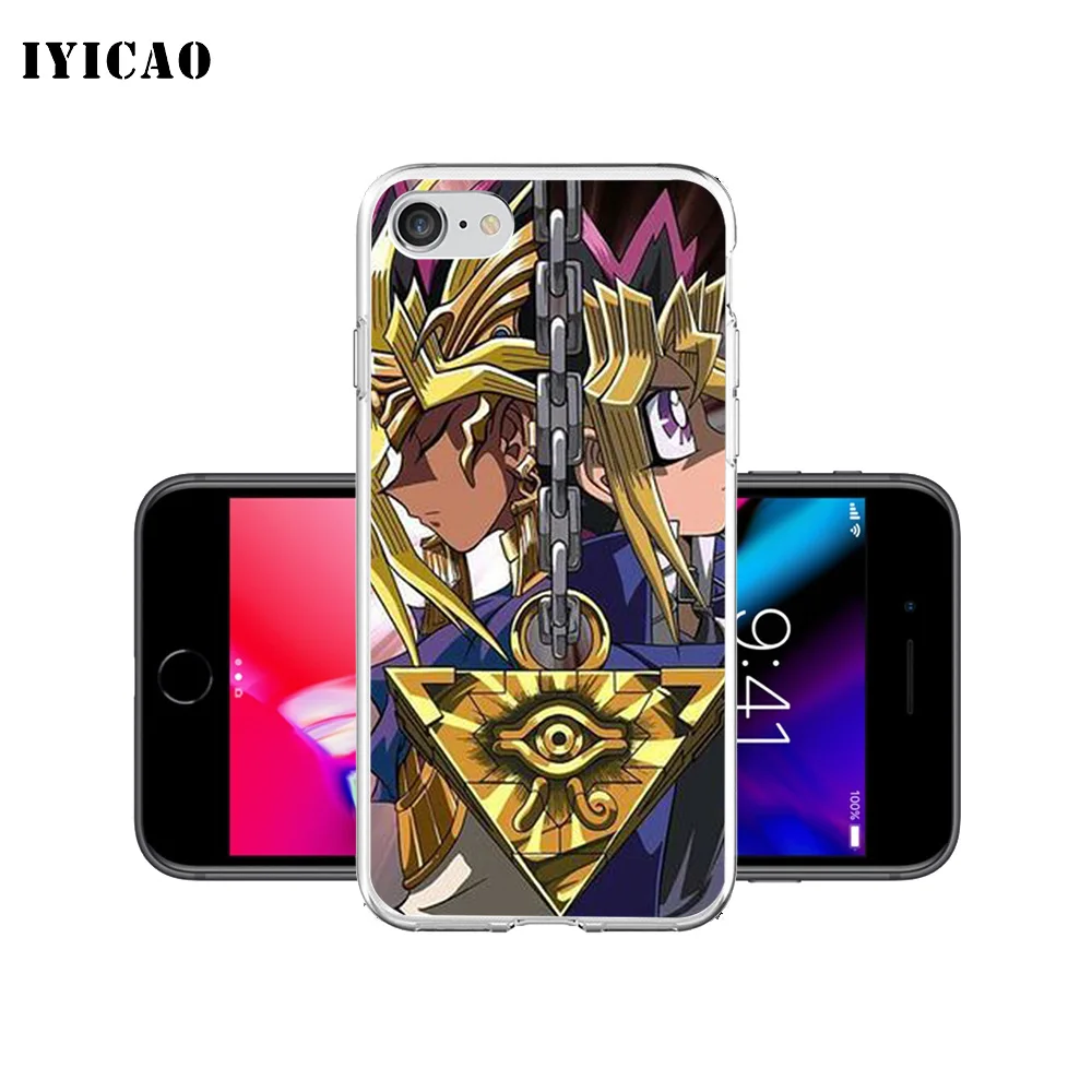 IYICAO Yu Gi Oh юги Муто Мягкий силиконовый чехол для телефона iPhone X XR XS MAX 6 6s 7 8 Plus 5 5S SE TPU