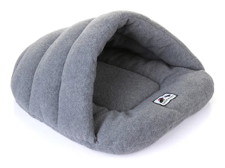 Высокое качество Pet Cat Cave кроватка для небольшой собаки Диван в собачьей конуре флисовый материал кровать коврик кошка дом щенок спальный мешок теплый гнездо