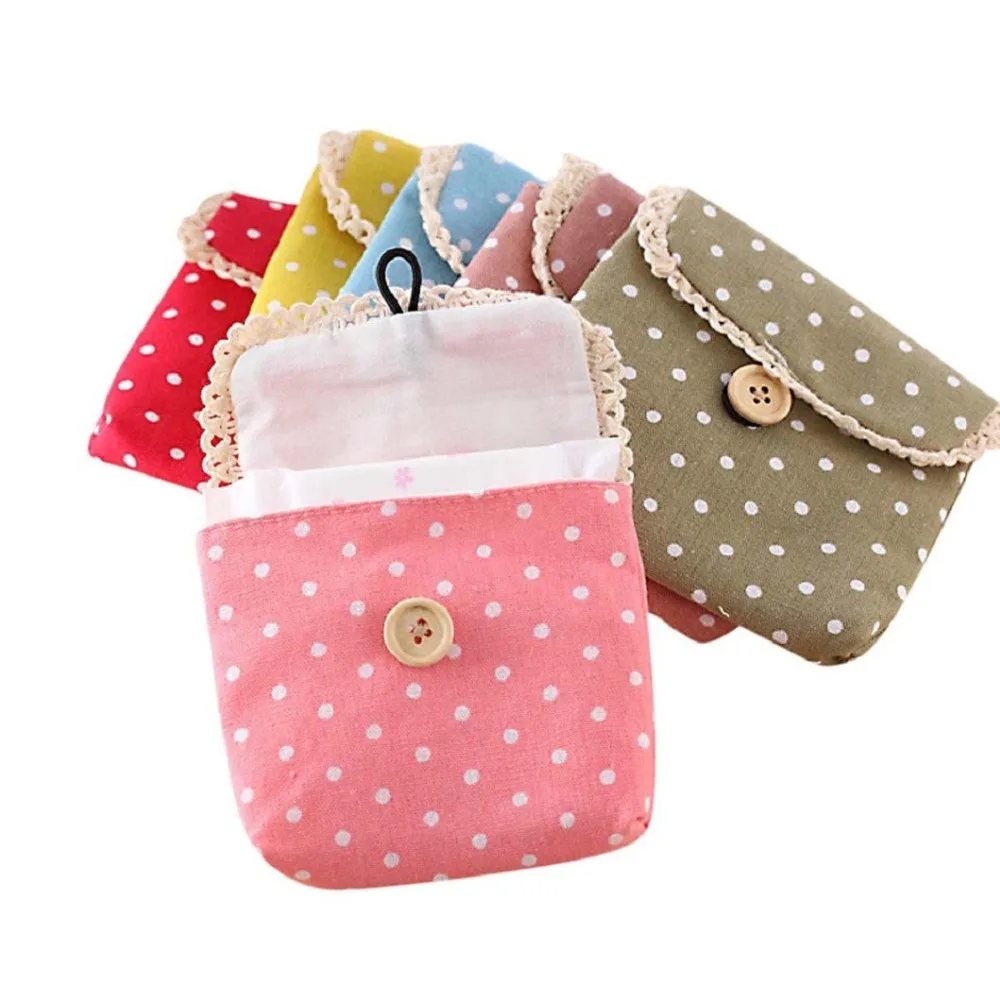 Sweet&fresh Point Design Cotton Cloth Menstrual Pads Menstrual Cotton