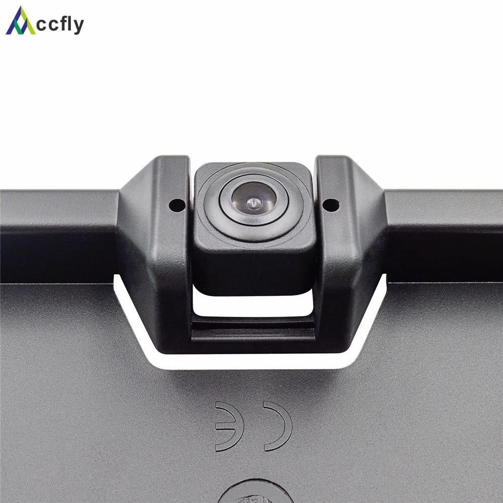 Accfly EU/Europe, автомобильная рамка для номерного знака, камера заднего вида, 170 градусов, ночное видение, 2 визуальных радара заднего вида
