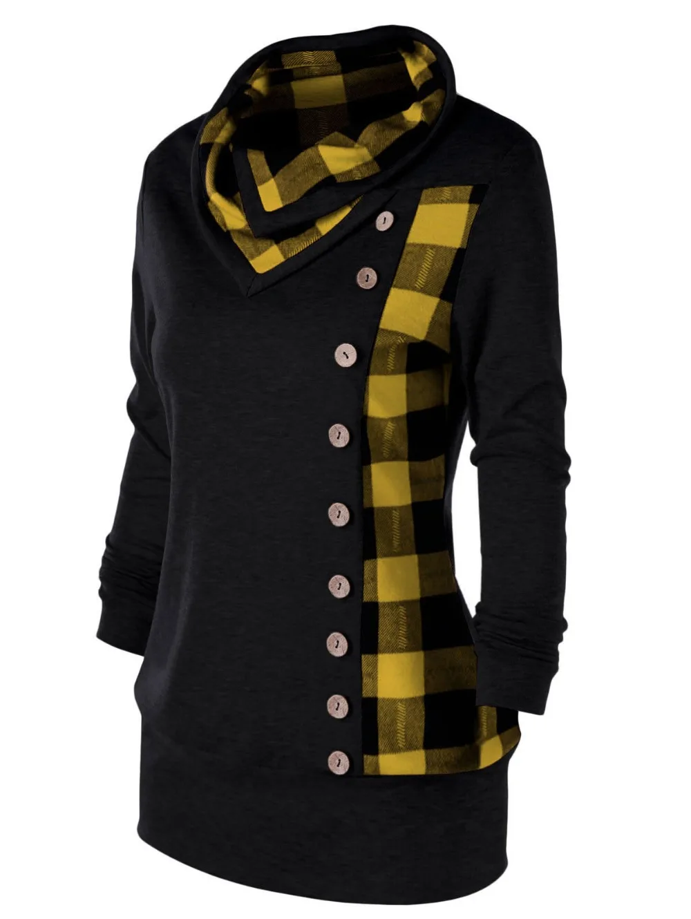 

ZOGAA 2018 new autumn and winter 4 colors lapels hit nine squares 9 buttons long-sleeved bag hip skirt S-3XL