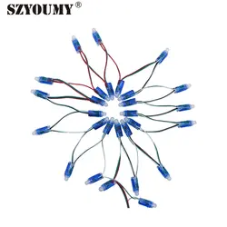 SZYOUMY DC5V 12 мм WS2811 Водонепроницаемый IP67 дизайн рекламы светодиодные пиксельные модули полный Цвет 1000 шт./лот DHL Бесплатная доставка