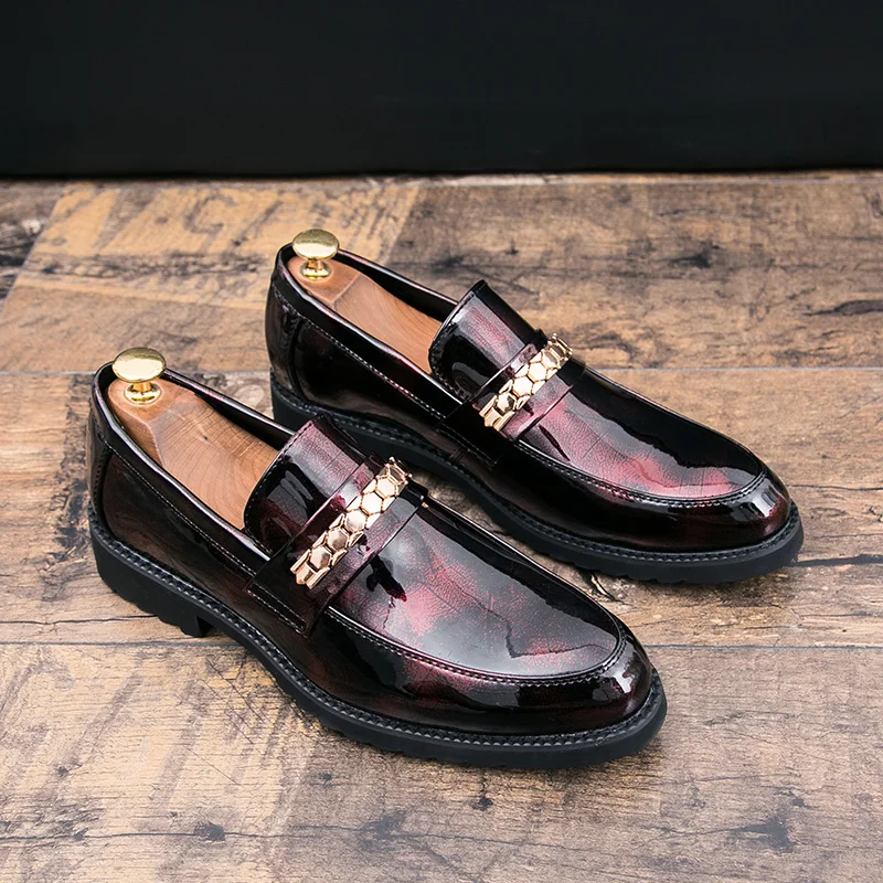 hombre mocassins luxury brand dress shoes wedding party loafers men driving shoes (12)