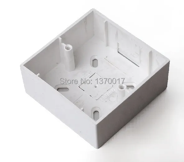 White 86 Switch Cassette outlet wall switch box Plastic Wall Plate wall