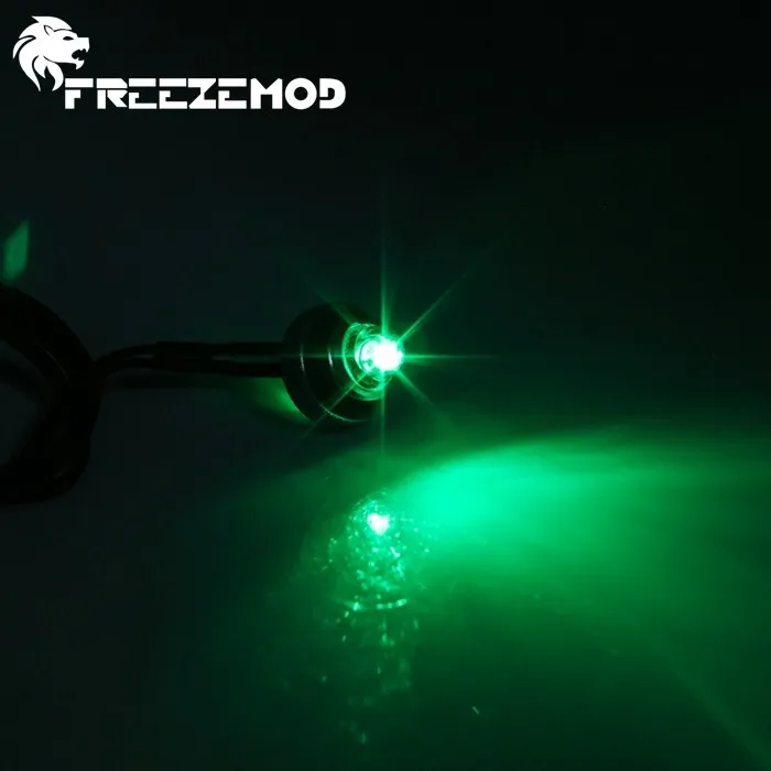 Freeze Mod 12V светодиодный резервуар для воды освещение герметизация заглушка резьба G1/4 ''для водяного охлаждения ландшафтного дизайна. DT-LED