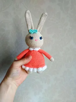

easter Bunny Doll rattle