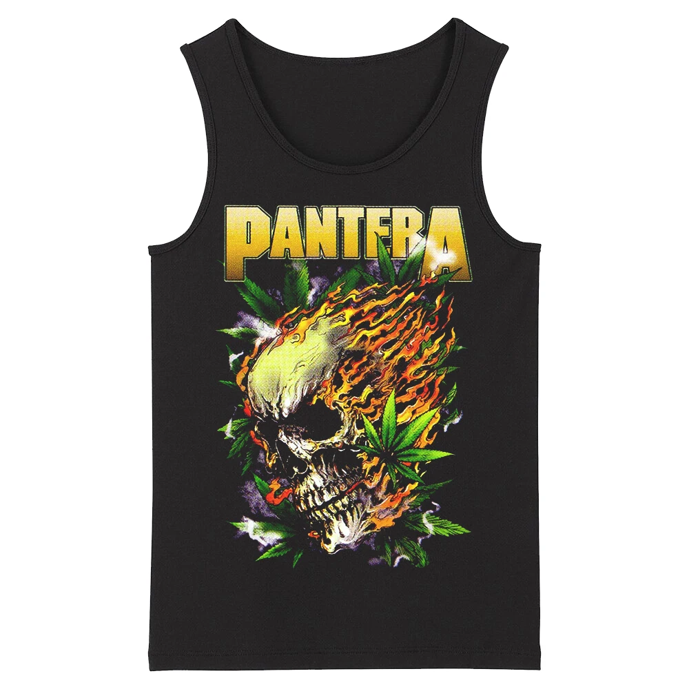 

Bloodhoof Pantera Cowboys From Hell Death Metal Thrash Metal Men's Tank Tops Asian Size