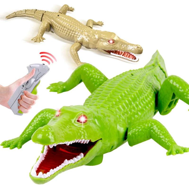 

Remote Control Animal Kid Holiday Gift Toy Prank Fake Crocodile Simulation Funny Electronic Toy For Kids Christmas Gifts