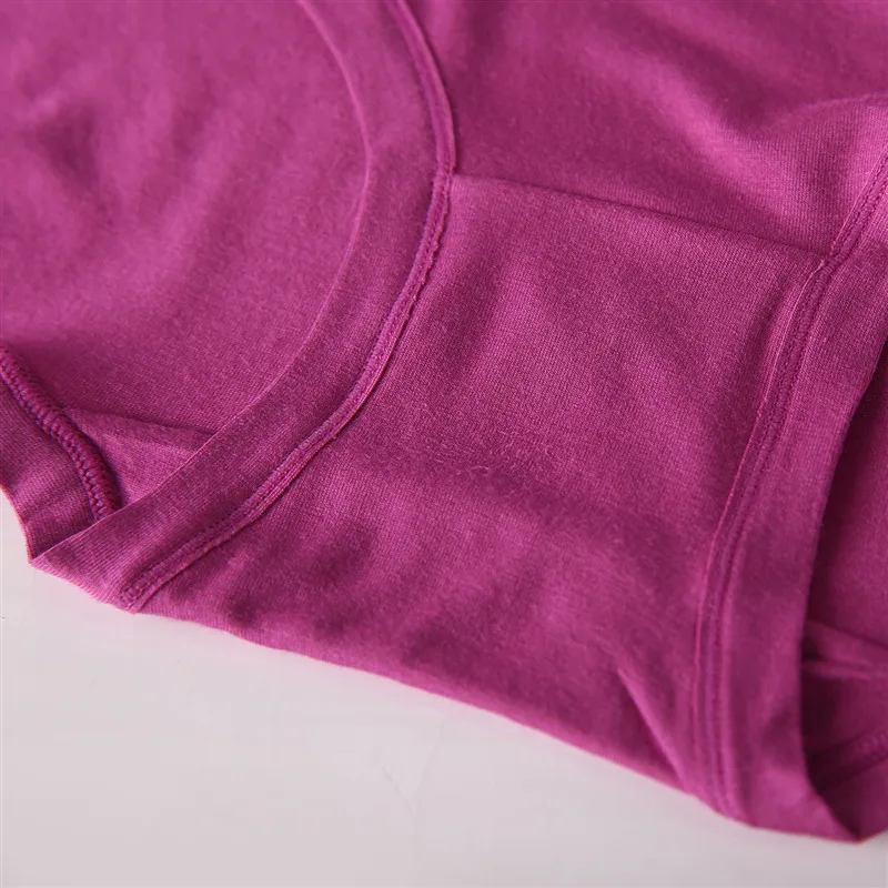 High Waist Briefs Women Cotton Solid Plus Size Womens Underwear Panties Breathable Female Sexy Panty Soft Underpants for Women (8)