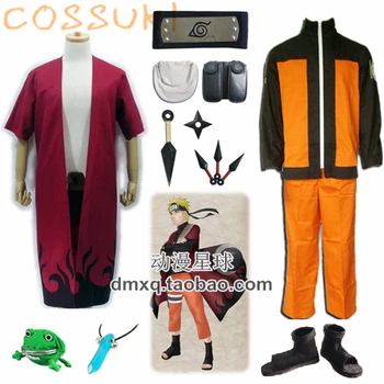

Free Shipping! Stock! Naruto Uzumaki Naruto Immortal Mode Full Set Cosplay Costume Suits ,Perfect Custom For you!