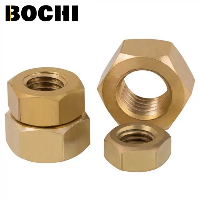 Шестигранная гайка DIN934 M1.6 M2 M2.5 M3 M4 M5 M6 H62 HW048 50 шт.|brass hex nut|hex nuthexagonal nut |