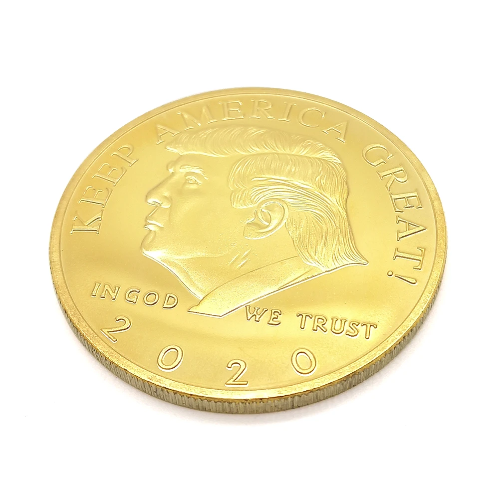 2020 козырь сувенир монеты держать Америку Большой значок Коллекционная задача