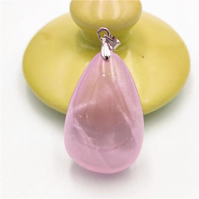 Rose Quartz Pendant Clear Mozambique (4)