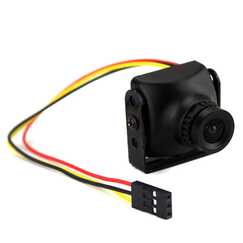 

HD 700TVl CMOS Color FPV Mini Camera 3.6mm lens standard with FPV cable Plastic mini FPV Camera