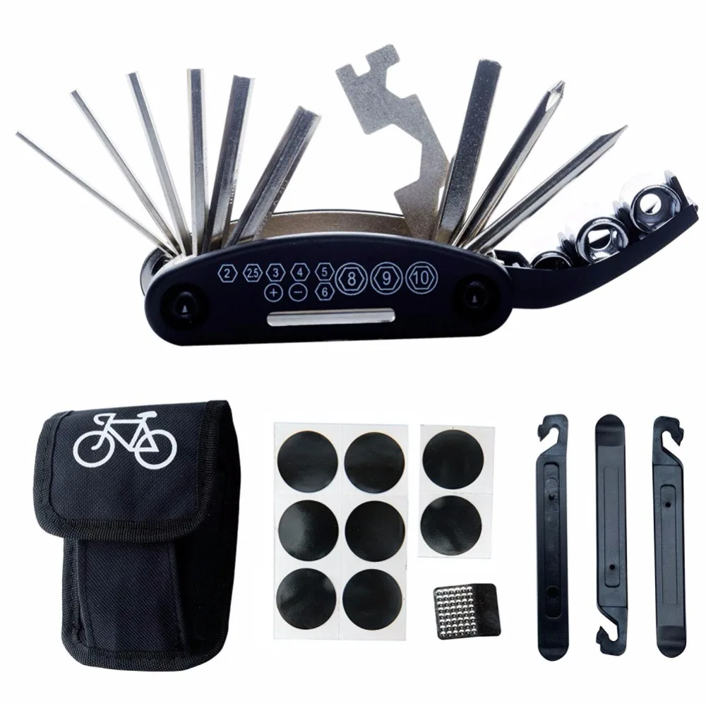 buy 1 Set Outdoor Bicycle Bike Tire Tyre Repair Tools Cycling Rubber Puncture Patches Kit Portable Box Packed