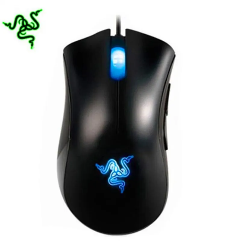 Новый Razer Deathadder мышь 3500 точек/дюйм слева Gaming Mouse В коробке Бесплатная доставка по