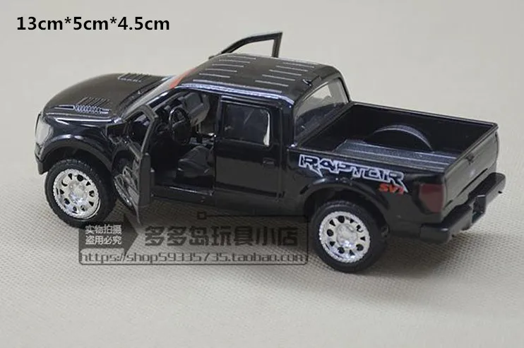 1:32 Масштаб сплава модель машины пикап, высокая моделирования 2011 FORD F150 SVT, Металлический Литой 2 открыть дверь