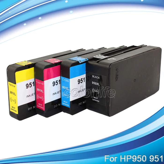 Набор чернил XIMO 5 упаковок для HP950XL 951XL с чипом показать уровень Высокодоходный