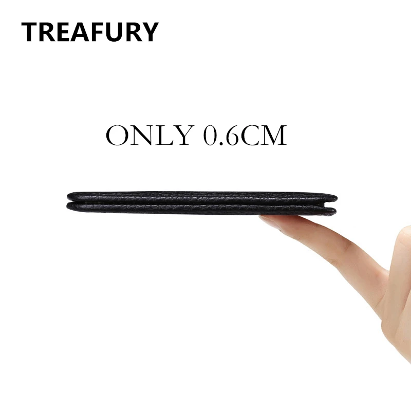 Treafury Genuine Leather Small Mini Ultra-thin Wallets men Compact wallet Handmade wallet Cowhide Card Holder Short Design purse Treafury Genuine Leather Small Mini Ultra-thin Wallets men Compact wallet Handmade wallet Cowhide Card Holder Short Design purse