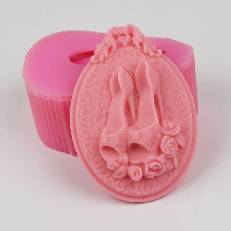 

BH007 High heels fondant Mold Silicone Mould Decorative Soap cake Molds