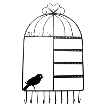 

New Birdcage Wall Holder For Jewellery Necklace Earrings Bracelet Display